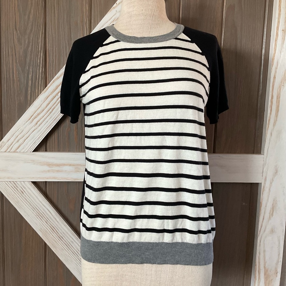 Joie Striped Cashmere Sweater